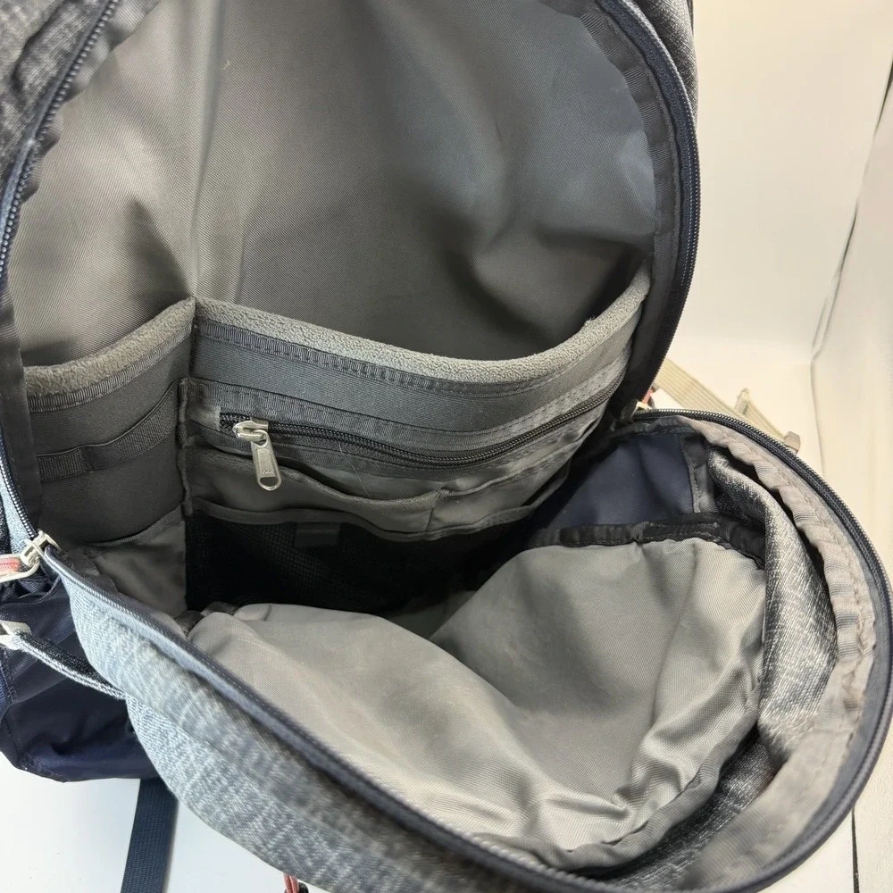 The North Face Borealis Laptop Hiking Camping Backpack Book Bag Blue